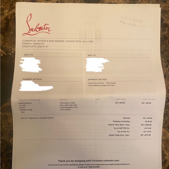 Christian Louboutin “Bianca” Boots - Picture 4 of 5